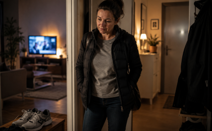 keine energie für sport – person nach der arbeit entscheidet zwischen sofa und bewegung