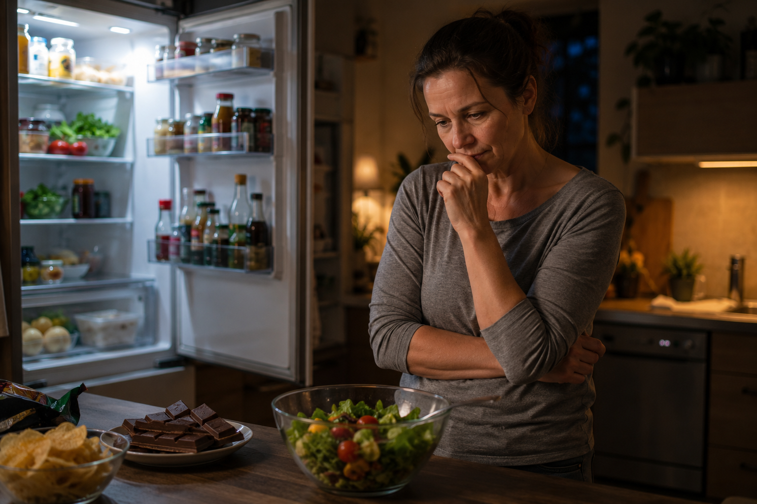 Warum du abends zu viel essen musst – obwohl du eigentlich abnehmen willst